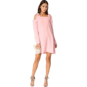 Amanda Uprichard Women’s Tie Dress In Dust Pink